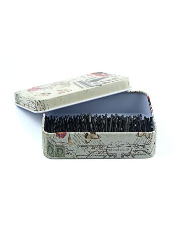 Mini Bobby Pins Black with Cute Case, 200 CT 1.38 Inch Small Hair Bobby Pins for Buns, Premium Hair Pins for Kids, Girls and Women, Great for All Hair Types