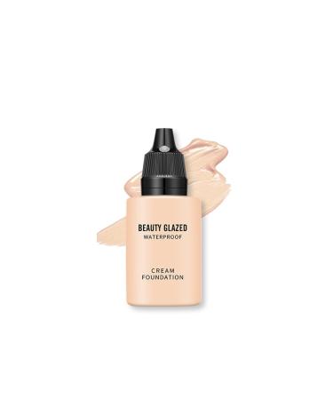 Beauty Black Matte Long Lasting Liquid Foundation Dark Concealer High Coverage Liquid Foundation (Size : 101)