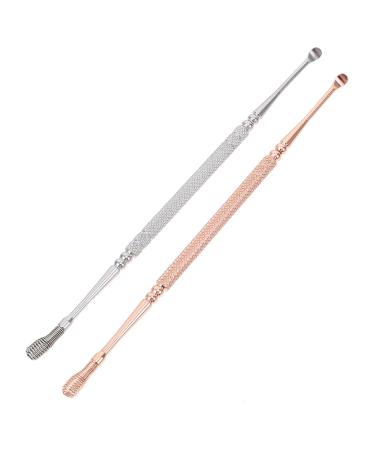Earwax Removal Tools Set - Portable Double-Ended Steel Ear Picks with Catcher, Spiral Spoon, and Cleaning Bag - 3 Sets for Adults - Assorted Colors - 12.5X0.8CMx3pcs - Buy Online on GoSupps.com