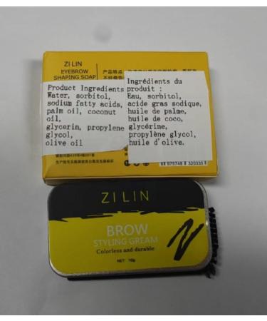 2Pcs Eyebrow Soap Kit 4D Brows Styling Soap Waterproof Long Lasting Eyebrow Shaping Soap Setting Gel Transparent Eyebrow Makeup Pomade Wax & Daily Brows Gel for Perfect Eyebrows - Buy Online on GoSupps.com