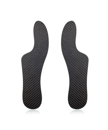 Morton's Extension Orthotic  Carbon Fiber Insole 1 Pair  1.5mm Thick  Very Rigid Foot Support Stiffener Plate  Shoe Insert  for Turf Toe  Hallux Limitus/Rigidus.275mm(Fit Women's Size 12  Men's 11)