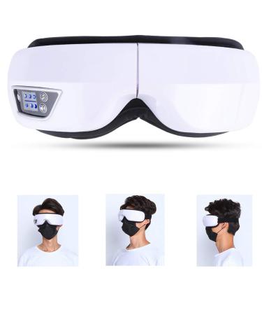 Relaxing Eye Massager with Vibration & Music | Heated Eye Mask for Stress Relief at Home & Office - Buy Online on GoSupps.com