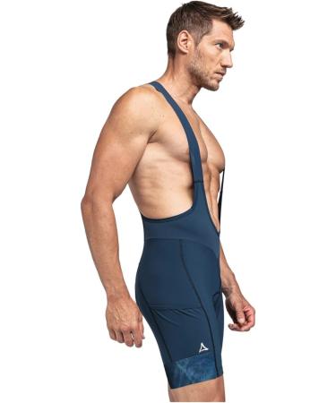 Sch ffel Men's Cycling Pants | Skin Pants Solo Bib 4H 54 in Blue | International Shipping Available - Buy Online on GoSupps.com