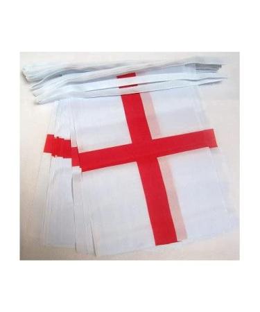 AZ FLAG FLAG CHAIN England 6 meters with 20 flags 21x14cm - ENGLISH garland flag chain 14 x 21 cm