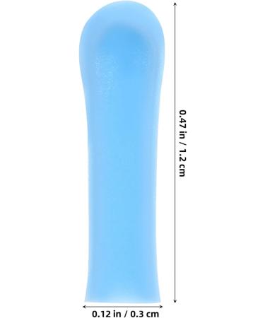 FRCOLOR 10pcs Ear Spoon Tips Ear Cleaner Replacement Tips Silicone Ear Wax Picker Cover Ear Spoon Sleeves Ear Wax Removal Tips Sleeves for Teens Adults Blue - Buy Online on GoSupps.com