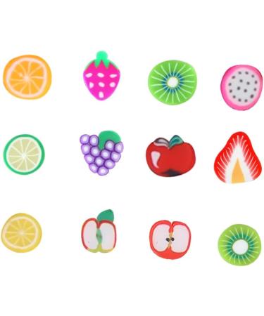FOMIYES 7200 Pcs 12 Fruit Sliced nail Art Accessories Women Nail Art Slices Resin Nail Decoration Fruit Decor 3d Fruits Nail Decor Scrapbook Embellishments Novelty Applique Flowers - Buy Online on GoSupps.com
