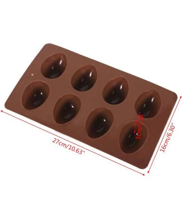 8 Easter Egg Cake Soap Mold Silicone Chocolate Decoration Baking Dec Egg Molds for Frying Trudeau - Buy Online on GoSupps.com