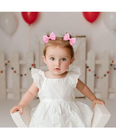 Choicbaby 40PCS 2 Baby Hair Ties Boutique - Multicolor Elastic Ponytail Rubber Bands for Newborns to Toddlers - Buy Online on GoSupps.com