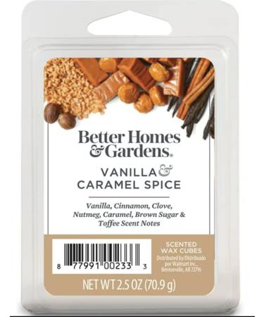 Better Homes and Gardens Wax Cubes, Vanilla Caramel Spice