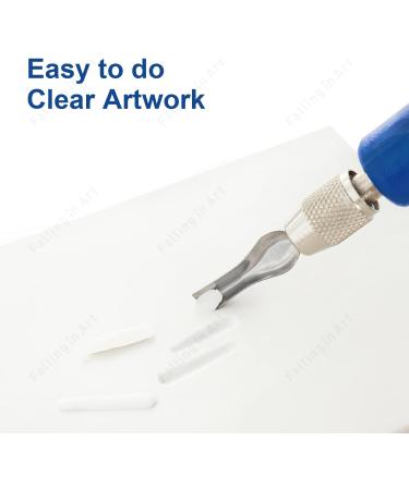 Falling in Art White Rubber Carving Block 6 x 6 - 4 Pack for Printmaking Stamps & Crafts - Buy Online on GoSupps.com