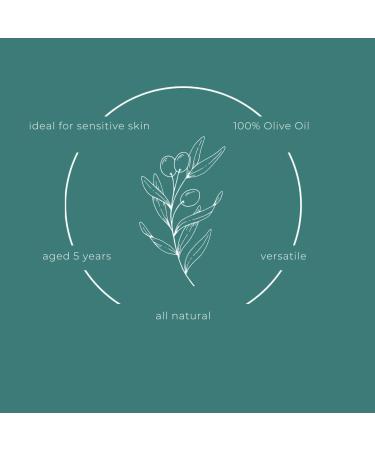 Al Kamal Defne - Aleppo Natrual Soap - 100% Olive Oil 190 Gram | Pure Handmade & Ultra-Moisturizing | Natural Fragrance-Free - Buy Online on GoSupps.com