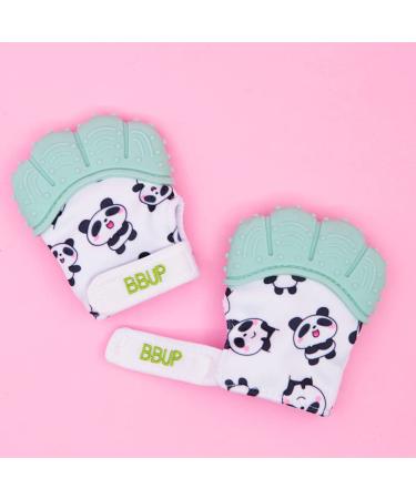 Buy Food Grade Silicone Baby Teether Ring 2 Pack - Safe Green Teething Toys for Infants - Buy Online on GoSupps.com