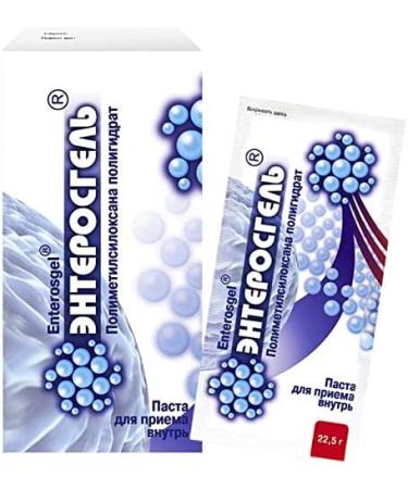 Enterosgel Detox Hangover Gel - 3 Sachets x 22.5g - Cleanse and Detoxify Your Gut - Buy Online on GoSupps.com