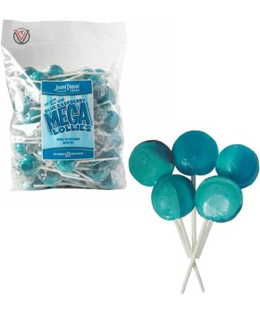 Blue Raspberry Mega Lollies | Pick Any Number of Lollipops - Buy Online on GoSupps.com