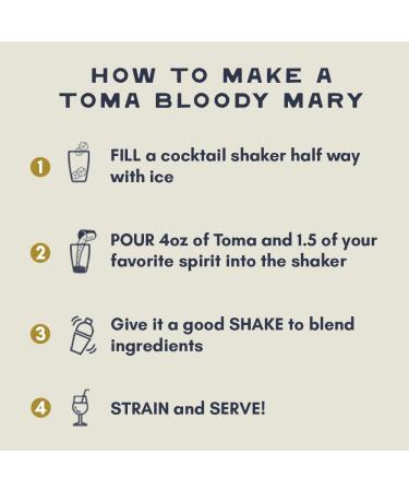 Tomato Bloody Mary Mix with Horseradish | Gluten-Free, Vegan, Low Carb, Keto-Friendly | Premium Cocktail Mixer | 32oz Bottle (Pack of 2) - Buy Online on GoSupps.com