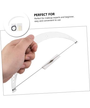 Housoutil 1 Set Positioning Ruler Drawing Line Tool Eyebrow Beauty Ruler Ink Line Eyebrow Trimming 23x8cm As Shown - Buy Online on GoSupps.com
