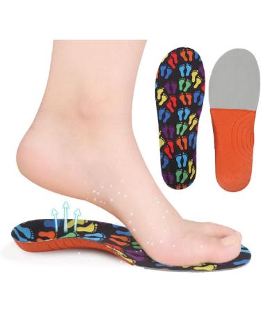 Kids Arch Support Insoles | Orthotic Sport Inserts for Flat Feet & Heel Pain | Plantar Fasciitis Relief (Sizes 13C-4 - Buy Online on GoSupps.com