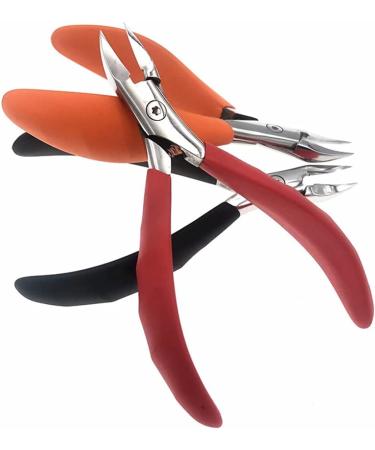 Toenail Clippers Nail Clippers Cuticle Clipper Nail Clippers for Thick Ingrown Toenails Toenail Clippers Tools with Ingrown Nail File Stainless Steel Toe Nail Clipper with Rubber Handle Red - Buy Online on GoSupps.com