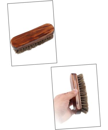 TENDYCOCO Shoes Brush | Lint Remover & Horsehair Brush for Furniture Leather & Clothes - International Shipping Available - Buy Online on GoSupps.com