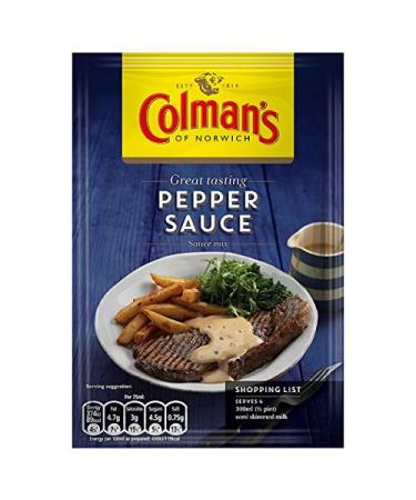 Pack of 12 Colman pepper sauce mixes 40g