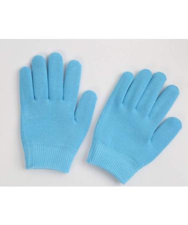 Minkissy Moisture Gloves & Sock Set | Gel Heel Socks & Spa Gloves for Dry Cracked Skin - Sky Blue - Buy Online on GoSupps.com