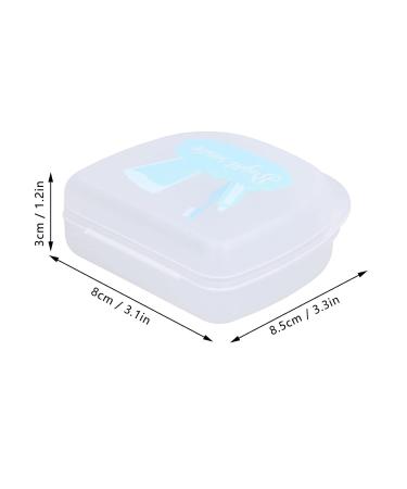3PC Orthodontic Retainer Suitcase - Portable Dental Retainer Box for Travel | Mouth Protection Case for Men & Women - Buy Online on GoSupps.com