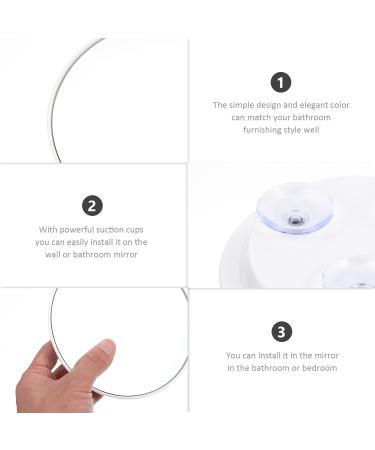 CALLARON 10X Magnifying Round Suction Cup Mirror for Makeup, Shower & Travel - Bathroom Vanity Essential - Buy Online on GoSupps.com