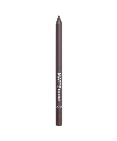 Gosh matte eyeliner in classic brown I creamy soft texture for simple application I high opacity ideal for smokey eyes i perfect to mascara i vegan & perfume -free i 005 mole 005 pier 1 piece (1 Pack)