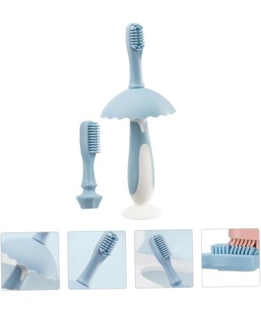 Minkissy 2 Sets Silicone Toothbrush Bite Toys for Babies | Infant Training Oral Care Accessories in Earth Colors - Buy Online on GoSupps.com