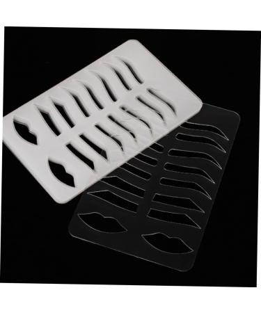 Balacoo Shape Women Draw Mold for Acrylic Lip Practical Practicing Shaper Tool Exercise Brow Drawing 21.5x14.7cm Transparent - Buy Online on GoSupps.com