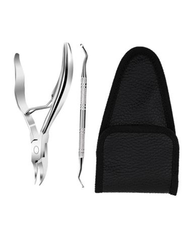 MERRYHAPY 1 Set Manicure 2-Piece Set Nail Clippers Fingernail Clipper Nail Trimmer Manicure Tool Toenail Clipper Pedicure Tool Nail Pliers Trimmer Nail Pliers for Home Nail
