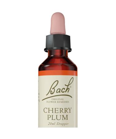 Bach Original Flower Remedy Cherry Plum Flower Essences Vegan Let me be me An Individual and Personal Approach to Emotional Wellness Easy to use 1 Dropper Bottle x 20 ml