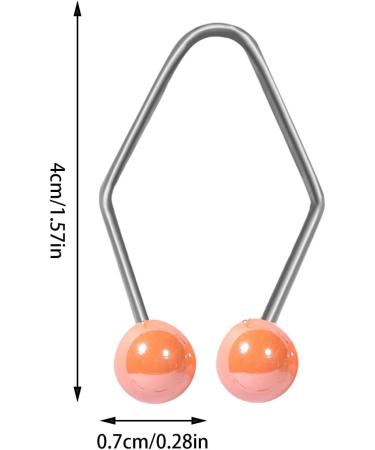 Cheek exercise Facial muscle trainer for a beautiful hollow smile Stewardess supplies for sleeping working reading studying typing Orange - Buy Online on GoSupps.com