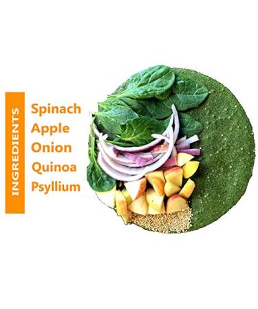 Raw Wraps Spinach Vegan Keto Tortilla - Healthy Low-Carb Wraps - Buy Online on GoSupps.com