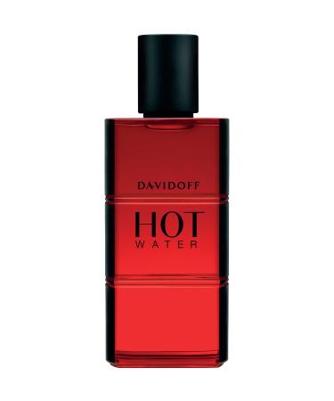 DAVIDOFF Hot Water Eau de Toilette Ambery Men's Cologne With Notes of Basil Paprika & Benzoin Luxury Perfumes for Men Long Lasting Fragrance 2 Fl Oz (Pack of 1)