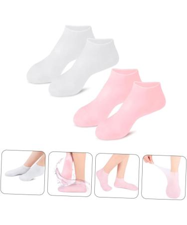 POPETPOP 2 Pairs Exfoliating Moisturizing Socks Girl Socks Girl Heels Girls Socks Features Socks for Women Pedicure Lotion Dry Feet Moisturizing Socks Foot Caring Masks Women Socks Dry Skin - Buy Online on GoSupps.com