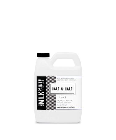 Real Milk Paint, Half and Half, Pure Tung Oil and Orange Peel Oil for Wood Finishing, Cutting Boards, Butcher Blocks, Clay, Stone, and Slate, Food Grade, 32 oz. 1 Quart (Pack of 1)