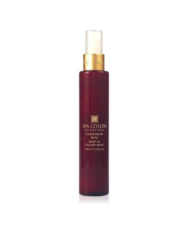 SPA CEYLON Cardamom Rose Body and Pillow Mist | Refreshing Skin Care Spray with Witch Hazel and Himalayan Rose | Non-Oily Fragrance Mist for All Skin Types - Buy Online on GoSupps.com