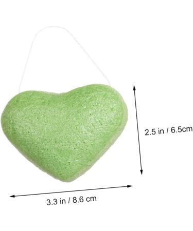 1 Set of 3 Facial Cleanser Care Powder Puff for Face Makeup Puff Body Washer Natural Sponge Charcoal Sponge Facial Cleansing Sponge Cotton Pad Random colour 8.6X6.5X2CM - Buy Online on GoSupps.com