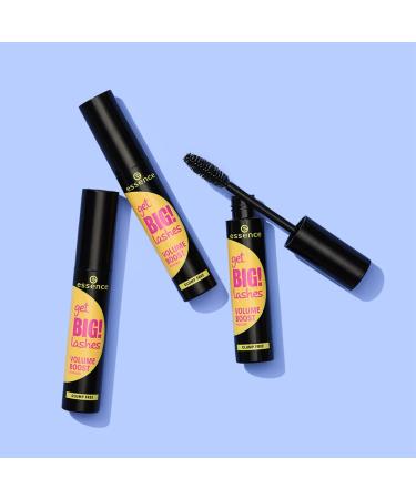 Essence 3-Pack Get Big! Lashes Volume Boost Mascara - Cruelty Free, Paraben & Alcohol Free - Black - Buy Online on GoSupps.com