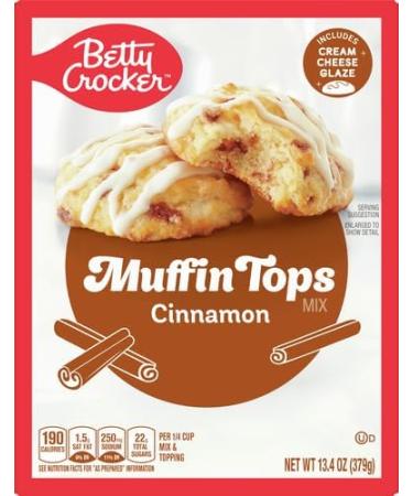 Betty Crocker Cinnamon Muffin Tops Baking Mix 13.4 oz Box - Buy Online on GoSupps.com