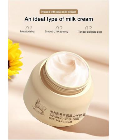IFFANY Goat Milk Moisturizing Cream Goat Milk Body Cream Goat Milk Nourishing Cream for Women - Buy Online on GoSupps.com