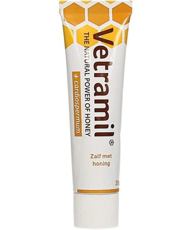 Vetramil Honingsalbe - 30g Tube | Natural Healing Honey Ointment for Wounds | Shop Internationally - Buy Online on GoSupps.com