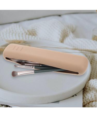 HEMOTON 1set Powder Puff Storage Box Handbags The Tote Bag Makeup Sponge Silicone Carrying Holder Make up Bag Face Makeup Brushes Powder Puff Container Storage Containers Khaki - Buy Online on GoSupps.com