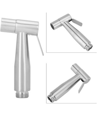 Stainless Steel Bidet Sprayer Set - 3 Piece Handheld Bidet Spray Shower & Hose Holder - Durable & Adjustable - Buy Online on GoSupps.com