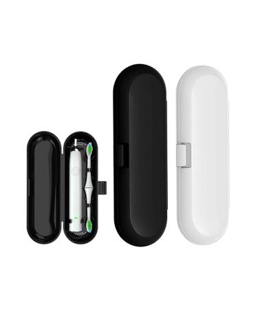 Anicy 2 pieces travel case electrical toothbrush - portable universal models electric toothbrush travel case for trips business trips