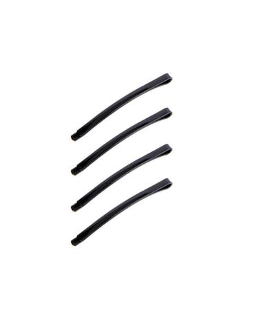 Chironal 100Pcs Black Bobby Pins Black Barrette Hair Clips Hairstyle Tools Accessories Unisex (thick)