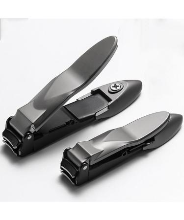 For Women Stainless Steel Ergonomic Clippers Nail Cutter Splash-proof Home Use in 5 Colors Toenail and Fingernail - Buy Online on GoSupps.com