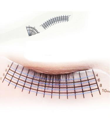 2Pcs Eyelash Ruler Set for Symmetrical Positioning and Length Measurement - Professional Curling Degree Tool - Buy Online on GoSupps.com