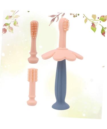 Beavorty Child Tooth Cleaning Tool - Silicone Infant Toothbrush (1 Pack Pink) | Gentle Mouth Care for Kids - Buy Online on GoSupps.com